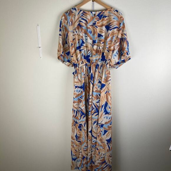 Artesands Areca Cea Verdi Cover Up Wrap Dress Size 20 to 22 Blue - Picture 9 of 14